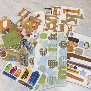 Scrapbook Junk Journal Letters, Tags, Paper Scraps